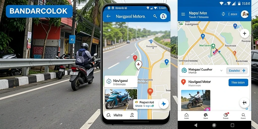 Tampilan antarmuka BANDARCOLOK yang informatif dan mudah digunakan.
