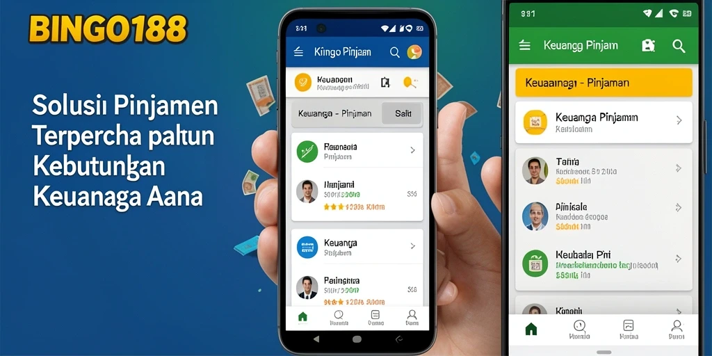 Antarmuka BINGO188 yang sederhana dan user-friendly untuk pengajuan pinjaman.