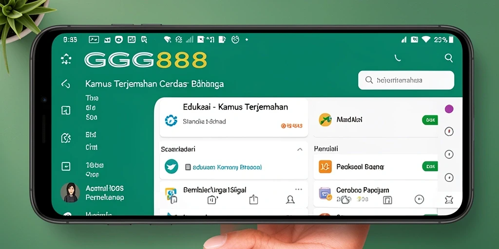Tampilan antarmuka GGG888 yang ramah pengguna dan fungsional.