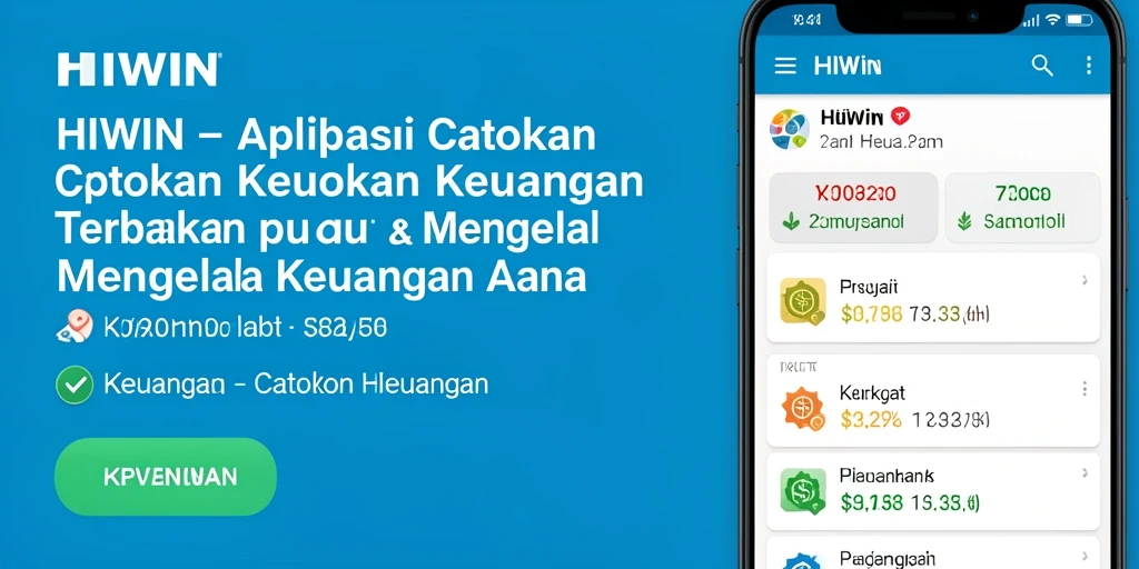 Antarmuka HIWIN yang menawan dan mudah digunakan untuk Catatan Keuangan.