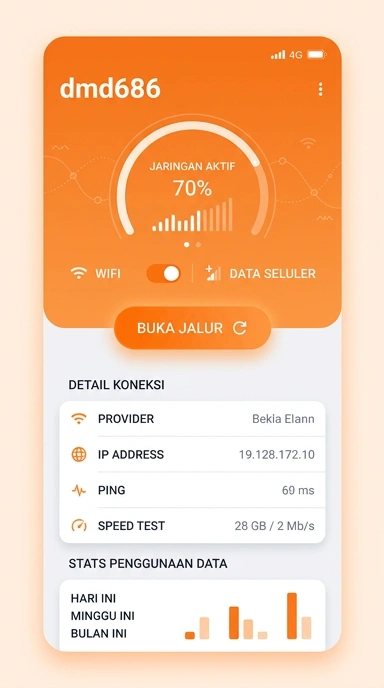 Tampilan link alternatif dmd686